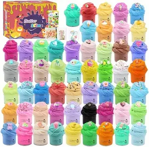 Ester gift-Mini Party Favors Butter Slime Toys for Girls Boys, Slime Kit Toys with 54 Pack Cute Butter Slimes, Super Soft and Non-Sticky Stress Relief DIY Putty Toys Birthday Gifts
