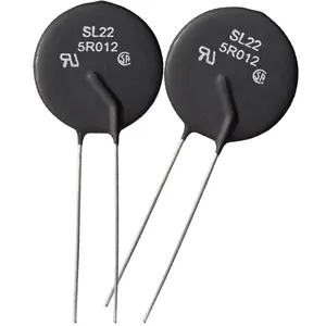 SL22 5R012 Inrush Current Limiting Resistor (Inrush Limiter, Pack of 2) - 5 OHM 15% 12A 22MM ICL Component, Compatible with SG26, Sg333, SCK-0512, for Home Supplies