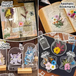 40Pcs Scrapbook Sticker Bottle Shape Frame Stickers Decals Paper Decoration for Scrapbooking Planner Bullet Junk Journal Supplies Notebook DIY Photo Album Art Craft mothersdaygiftideas