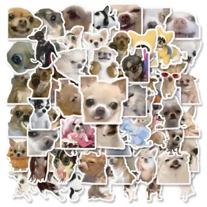 120pcs Chihuahua Stickers - Cute, Adorable & Playful Abstract Pet Decals for Scrapbooking, Waterproof Stickers, Funny Stickers
