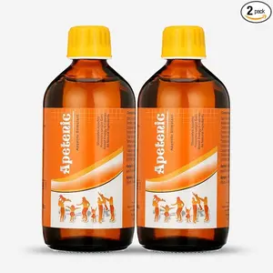 Apetenic Syrup - Appetite Booster Weight Gain Stimulant - A Natural Energy and Calorie Booster for underweight Men Women & Kids.Pack of 2 (8 oz) Each