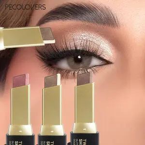 6pcs/set Pearlescent Stick Dual-Tone Waterproof Lasting Gradient Glitter Shimmer Eyeshadow Eye Makeup Perfect Valentine's Day Mother's Day Gift for Women