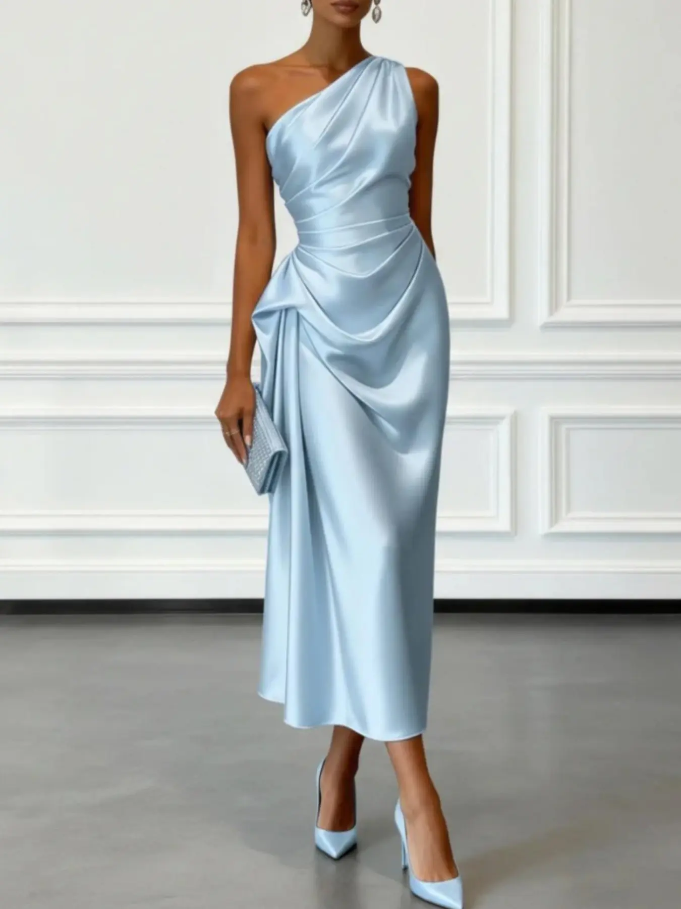embellished cut-out asymmetric midaxi dress - TikTok Shop embellished cut-out asymmetric midaxi dress - TikTok Shop