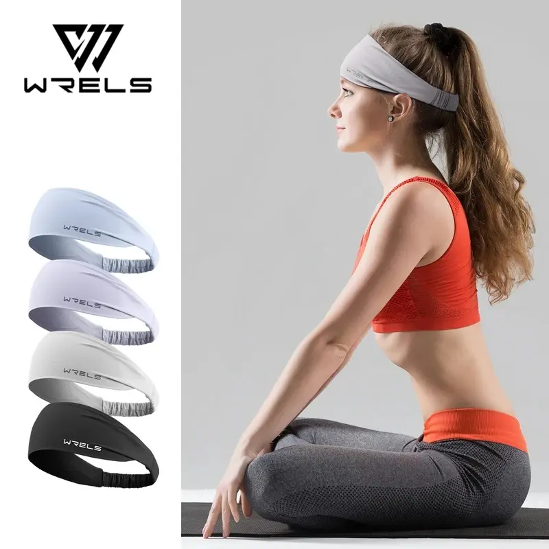 Sport Headband Running Fitness Sweatband Elastic Absorbent Sweat Jog Tennis Yoga Gym Head Band Hair Bandage Men Women
