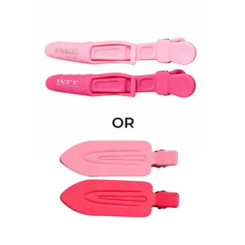 ISEE HAIR Free Random Gift – Professional Hair Sectioning Clips Set (2 Styles Available), Salon-Grade Non-Slip Styling Hair Clips for Braiding, Wig Installation & Hair Styling Tools#TikTokShopFallDealsForYou