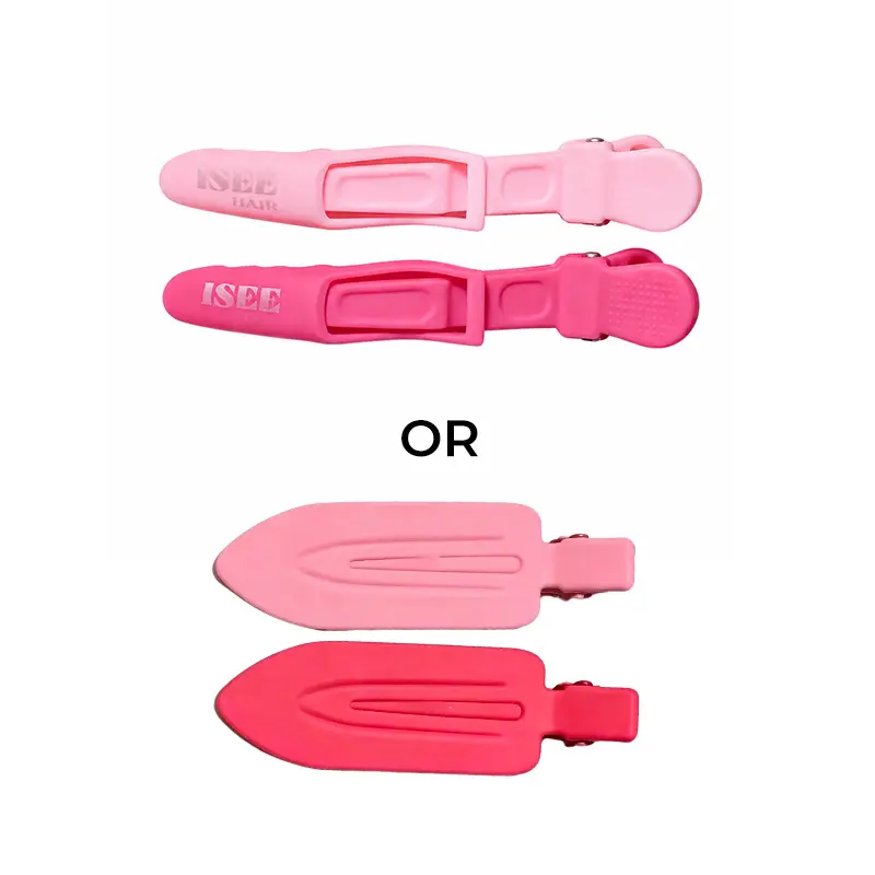 【Not for Sale】ISEE HAIR Free Random Gift – Professional Hair Sectioning Clips Set (2 Styles Available), Salon-Grade Non-Slip Styling Hair Clips for Braiding, Wig Installation & Hair Styling Tools, Random Selection