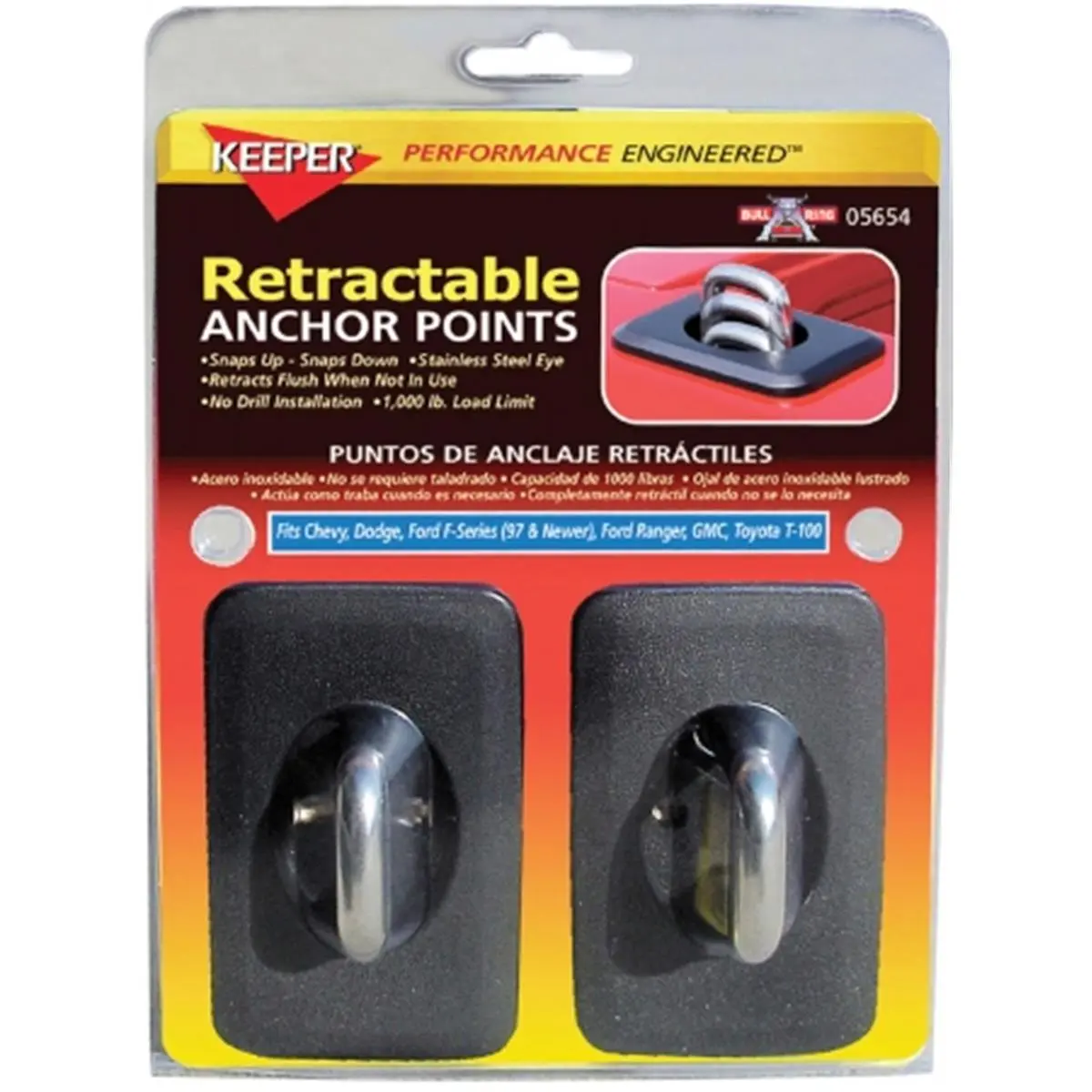 Hampton Products Keeper  2 Count Bull Ring Universal Anchors