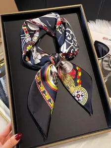 Animal Pattern Square Scarf, Fashionable Soft Comfortable Shawl for Daily Wear, Casual Versatile Scarf for Women & Girls