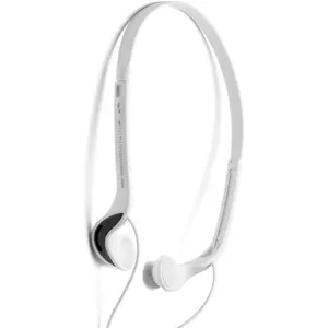 White ICE Xdr-8001 Vertical in Ear Ultralight  Running Headband Headphones (mdr-w08l Style White and )