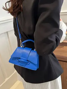 Women's Plain Simple Handbag, Early Autumn New Versatile Shoulder Crossbody Bag, Small Square Korean Style Women's Bags