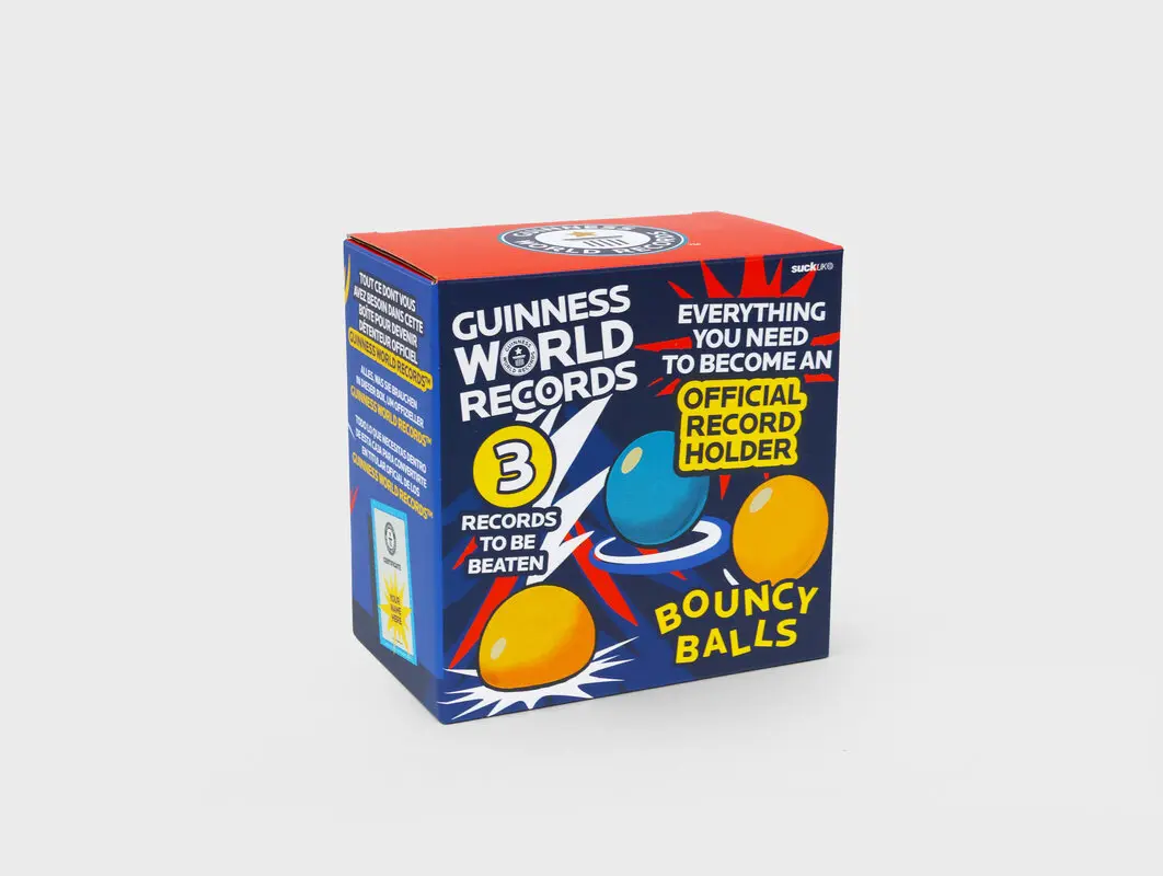 Guinness World Records 2026 Bouncy Balls Kit - Record Breaker - Bouncy Balls for Kids & Adult - Bouncing Ball Games- Juggling World Record Holder
