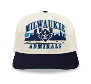 Milwaukee Admirals Snapback: Cream