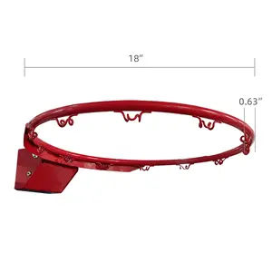 IE Sports Portable Basketball Hoop replacement Rim , 18in Steel Professional Breakaway Rim