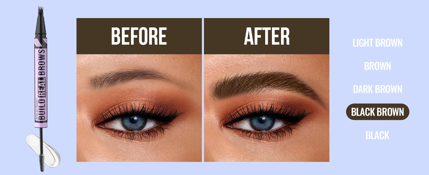 iMethod Eyebrow Pen and Eyebrow Gel - Brow Pen 2-in-1 Eyebrow Pencils for Woman with Micro-Fork Tip and Brow Gel Clear, Fuller Eyebrows, Stay All Day Makeup Cosmetic iMethod Eyebrow Pen and Eyebrow Gel - Brow Pen 2-in-1 Eyebrow Pencils for Woman with Micro-Fork Tip and Brow Gel Clear, Fuller Eyebrows, Stay All Day Makeup Cosmetic