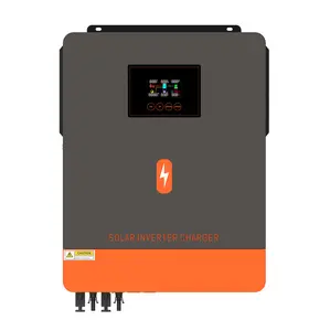 【EU Standard Voltage】PowMr 10200W Solar Hybrid Inverter 48V DC to 220V/230V AC, Pure Sine Wave, 50Hz/60Hz, Batteryless support, Built-in 160A MPPT Controller for Home RV Off-Grid System, work with 48V Lead Acid and Lithium Battery