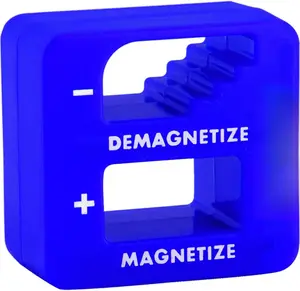 MBX Magnetizer-Demagnetizer for Screwdriver Tips, Bits, Small Steel Tools - Instantly Magnetize or Demagnetize, Converts to a Screw Retriever, Minimizes Screw Loss