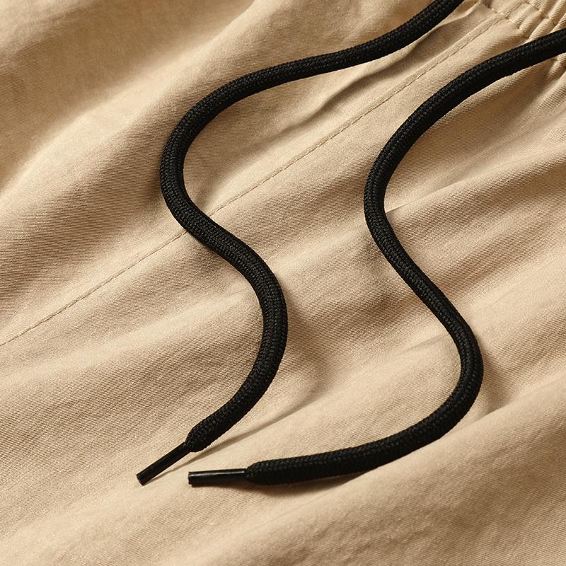 Side Stripe Loose Fit Wide Leg Pants Drawstring Waist Casual Sports Style Comfortable Loungewear Dress Wide-Leg Pleated Men's