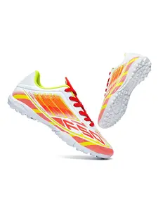 Men's Football Shoes TF Nails Outdoor Sports Sneakers, Turf Shoes Soccer Cleats, Durable Anti-Slip Rubber Sole, Strong Grip, Wear-Resistant, Ideal for Soccer