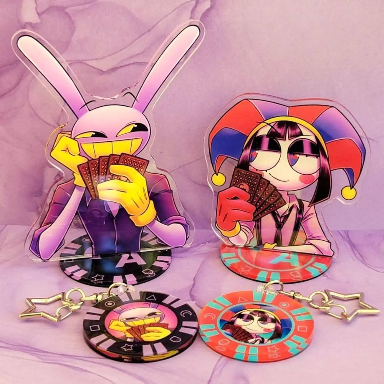 Wanna Bet? Jax & Pomni Standee + Keychains