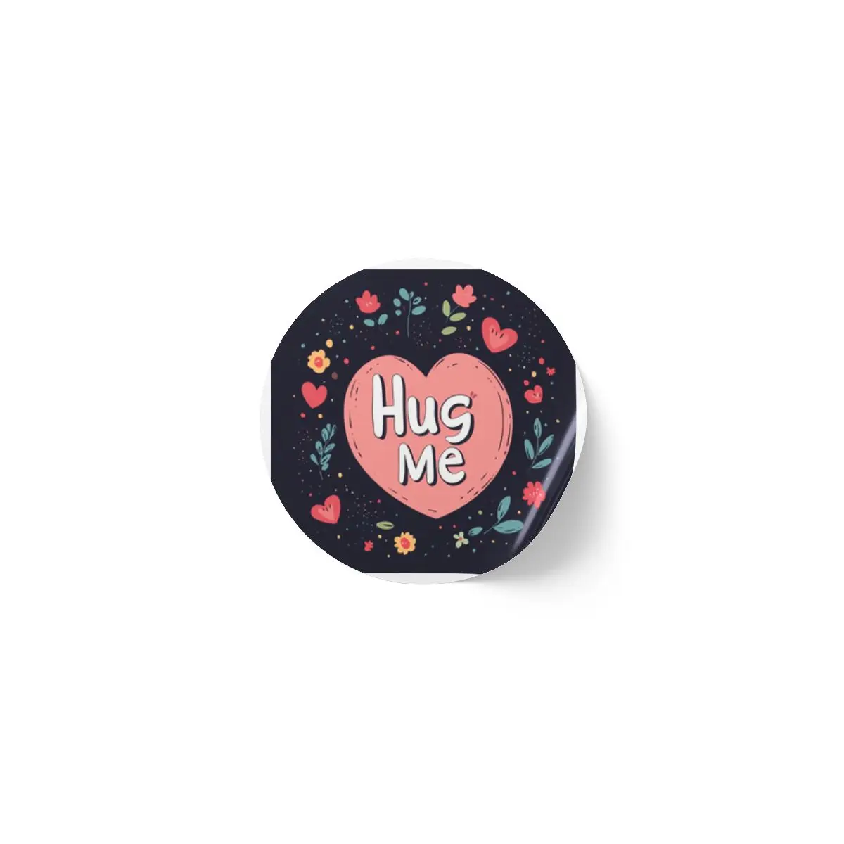 Spread the Love with Our 'Hug Me' Heart Sticker—A Cute, Whimsical Design that Brightens Any Surface with a Warm Embrace! Perfect for Adding a Touch of Kindness and Color to Your Everyday Items, Glossy Finish for Extra Shine!