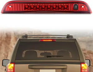 Nilight Red Lens Third Brake Light, High Mount 3rd Stop Light, Rear Center Cab Lamp for Jeep Patriot 2007-2017 Van SUV, Car Accessories, Auto Parts Accessories