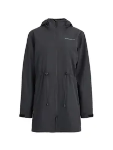 Windbreaker Jacket Women Lightweight Rain Jacket With Hood Mesh Lined Waterproof Long Trench Coat