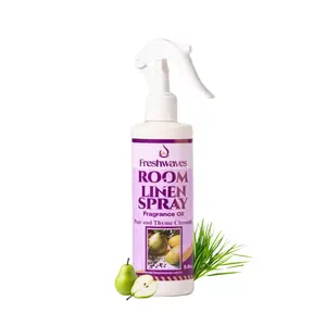 Freshwaves Pear and Thyme Citronella Room and Linen Spray for Insect Protection with Natural Citronella and Aromatic Pear & Thyme Notes