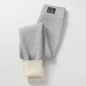 Slim Warm  High Waist Woolen Thicken Fleece Lined Thermal Lambwool Pants Women Leggings Hip Lifting Pants Fitness Leggings