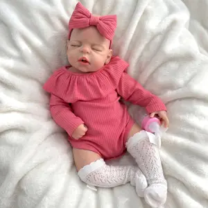 Reborn Baby Girl Dolls - 22 inch / 11.3lb Lifelike Newborn Baby with Realistic Veins for Kids Age 3 + Full Body Silicone Baby Doll With Drink And Wet System Christmas New Year Birthday Present