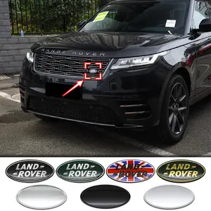 3D Letter Car Hood Emblem Sticker, Fits Land Rover Range Rover Velar Sport Discovery Generations & Defender, Enhances Vehicle Appearance