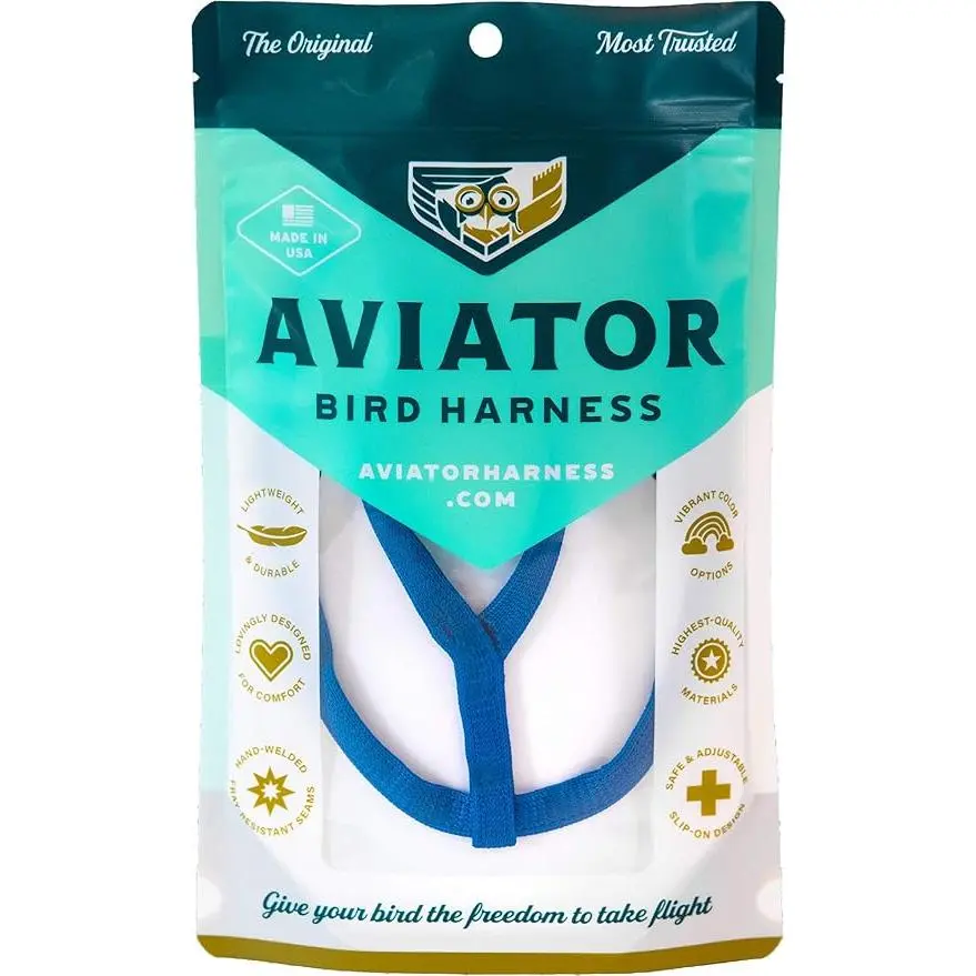 Aviator Bird Harness Xlarge Blue
