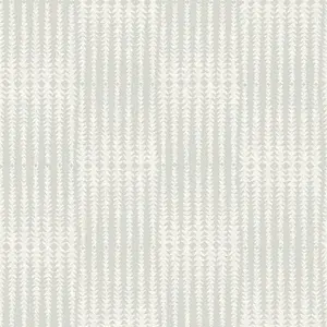 RoomMates Geometric Blanket 20'x20.5" Peel and Stick Wallpaper Luxury, Gray