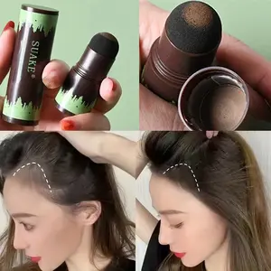 Two colors of hairline concealer powder, hairline shadow powder, natural coverage, waterproof and sweat-proof, unisex, suitable for people with sparse hair, Root Cover Up, Root Touch Up, Haircare