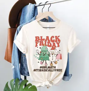 Black Friday Shopping Squad Shirt, Funny Girl Math Tee, Matching Group Shirts, Christmas gifts