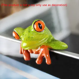 Whimsical Frog Resin Figurine - Perfect for Home & Office Decor, Ideal Holiday Gift Ornaments Decoration Christmas
