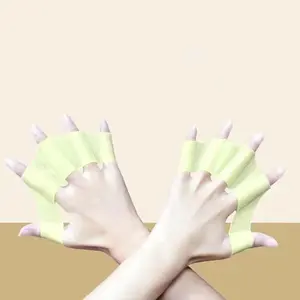 Silicone Swimming Paddle Palm, Freestyle, Anti-Falling Hand Poof Trainer Swimming Gear