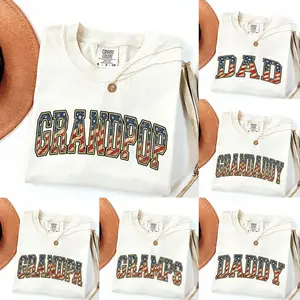 Comfort Colors Custom  America 250th Anniversary Dad Grandpop Daddy Shirt,  Father Shirt, Father Day Gift, New Mama Gift, Patriotic Eagle Tee, American Flag Shirt