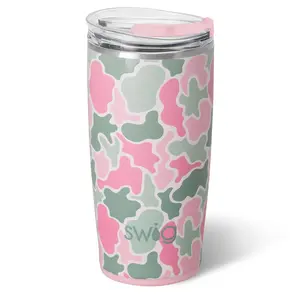 Blush Camo + Swig 22oz