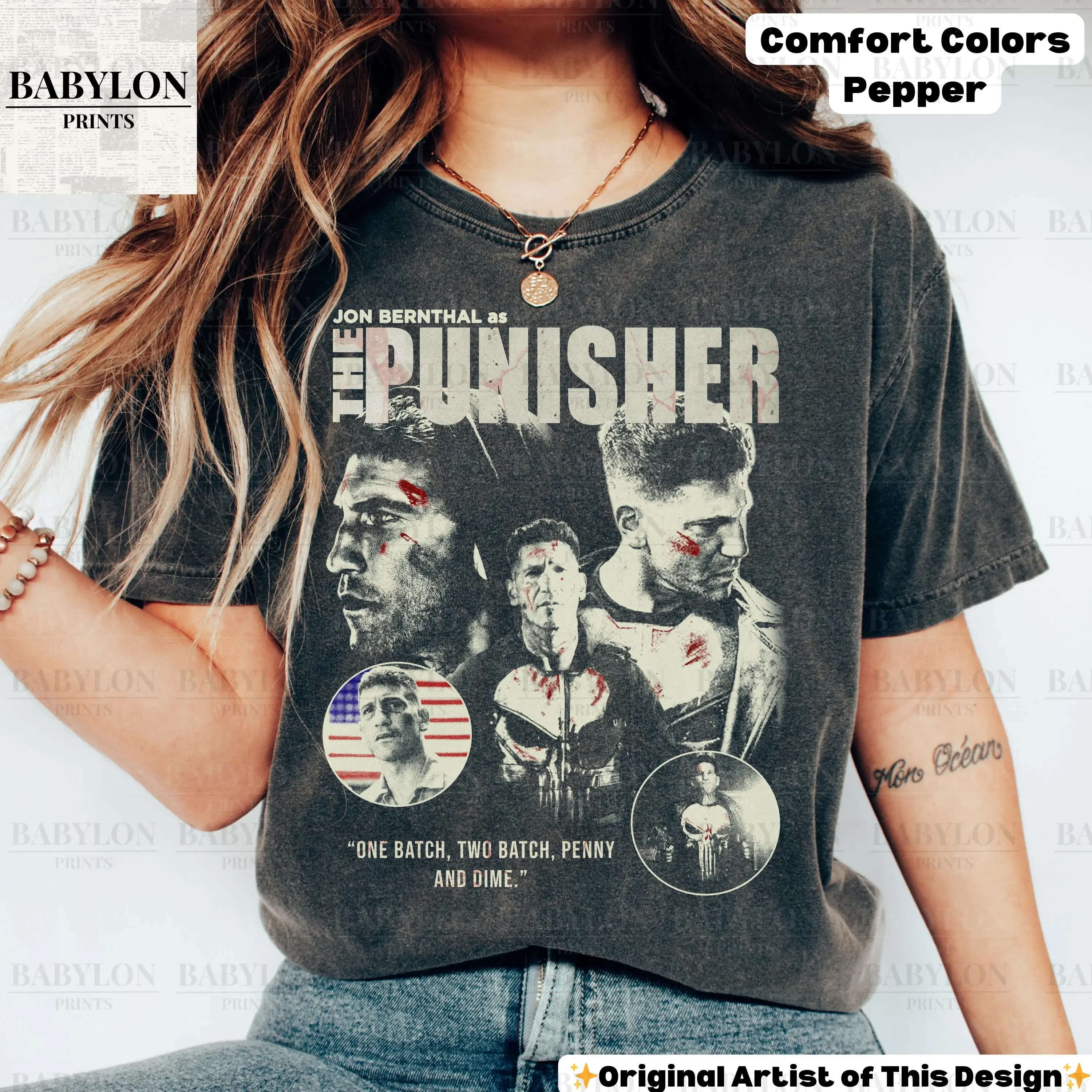 Comfort Colors Retro Punishsir Comic Shirt Print Vintage Shirt Frank Casset Shirt Gift for Fan Deardevil Punishsir Tee
