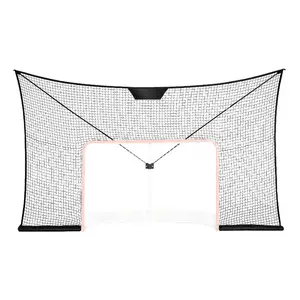 VEVOR Hockey Goal with Backstop and Targets, Street Steel Hockey Net, 72 Pro Hockey Training Goal Set, Portable Indoor Outdoor Hockey Goal with Net, Easy Assemble, White/RedVEVOR Super Brand Day