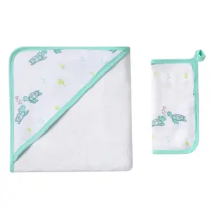 Honu Honi Hooded Towel Set for Babies - Soft and Cozy