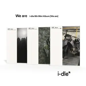 I-DLE – 8th Mini Album ‘We Are’ [Photobook Ver] Official K-Pop CD Album Out Box Photobook Lyrics Paper Postcard Photocard CUBE Kakao