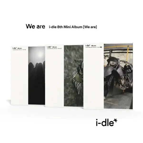 I-DLE – 8th Mini Album ‘We Are’ [Photobook Ver] Official K-Pop CD Album Out Box Photobook Lyrics Paper Postcard Photocard CUBE Kakao