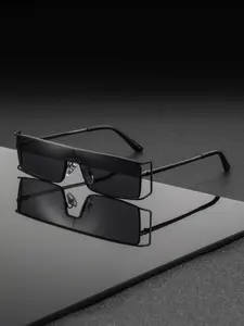 Men's Metal Frame Fashion Glasses, Future Tech Style Eyewear, New Trendy Design, Perfect for Street Photography & Casual Wear