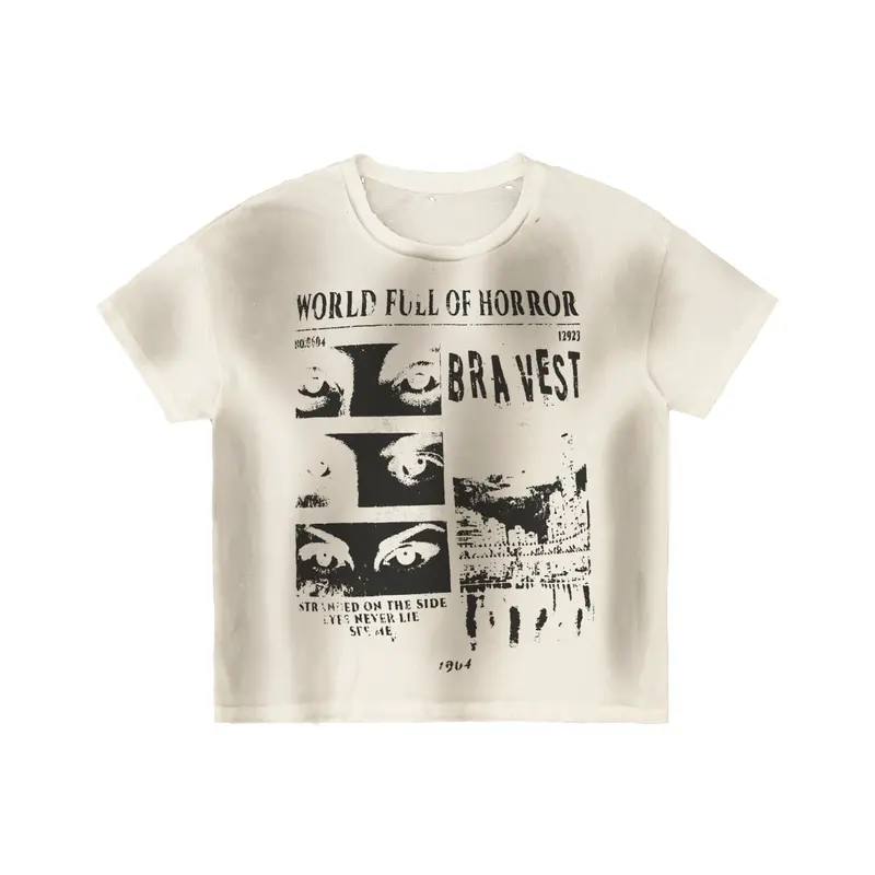 White Horrors Vintage Tee