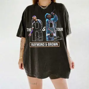 Brown Usher Tour Shirt, Raymond R&B Concert Graphic Tee 2026