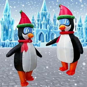 Inflatable Penguin Costume for Christmas, Parties, Masquerade Balls, Stage Performances, Role-Playing Outfits, Adult Party Supplies, Creative Gifts & Festive Accessories