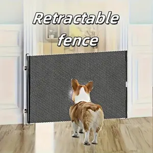 Retractable Pet Door - Durable Matte Finish, No Assembly Required, Adjustable, Suitable for Cats and Dogs, Perfect for Corridor Use