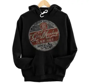 Personalized Gas Monkey Garage Since 04 Circle Logo Pullover Hoodie