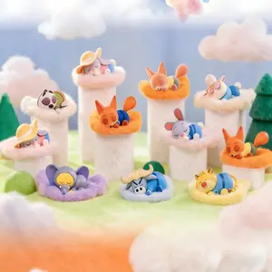 [New Year's gift] MINISO Zootopia Party Fun Series Blind Box Trendy Figurine Desktop Ornament Plush Cute Figurine Toy Collectible, Perfect Gift for Kids
